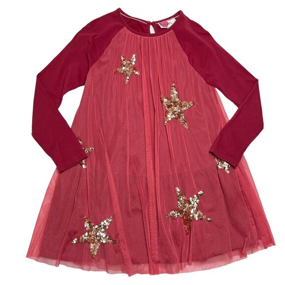 Mini Boden Other - Boden Sequin Star Tulle A-Line Dress (7-8)